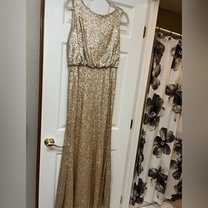 Sorella Vita size 12 gold sequin gown